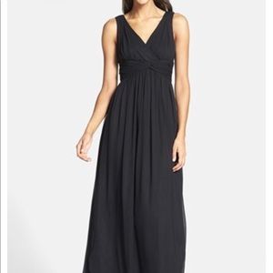 Donna Morgan Julie Dress - Sz24 Silk Black Chiffon